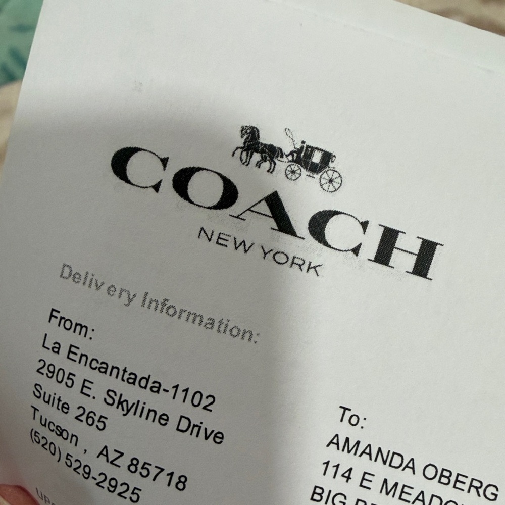 Coach Kiss Lock crystal signature 16 bag NWOT - Picture 12 of 12